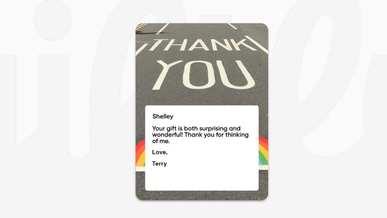 thank you giftly